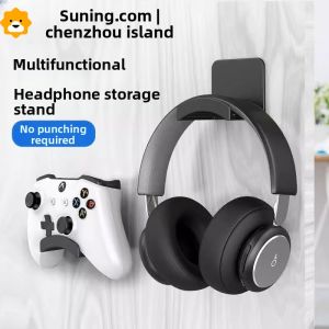 No-Drilling Wall Mount Headset Stand