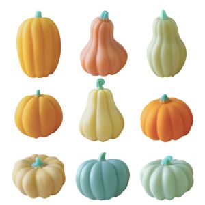 New Multi-Style Pumpkin Shaped Candle Mold Silicone Baking Tools Gypsum Decorative Items Mousse Cake Mold Handmade Gifts