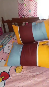 Buy 1 Take 1=2PCS Pillow Case Cover Cotton Premium Sarung Bantal Set of 4 Big Size 46x74cm+/_ for Kids Tidur Cadar Bedsheet Pillowcase Sarung Bantal 48X74CM Kepala Selesa Pillow Covers High Quality Material Multiple Solid Colour Plain Color