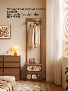 MR ART | French Vintage Style Solid Wood Multifunction Storage Rack