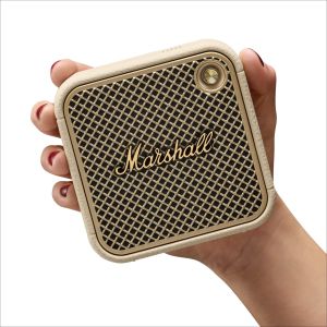 Marshall | Marshall Willen II Small Wireless Speaker Retro Rock Aesthetic IP67 Water Resistance Clear Sound for Travel and Home Use