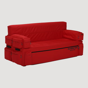 HI-NEW-TEX | Inflatable Sofa Single & Double Use Air Mattress for Home and Outdoor Camping