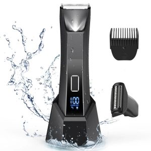 Máy Cạo Lông Vùng Kín Nam Manscape Dao Cạo Điện Hai Đầu Chống Nước IPX7 Máy Cạo Lông Vùng Bẹn Và Dương Vật Sạc Nhanh Quà Tặng Cho Bố Và Anh Ấy