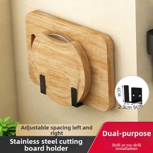 Wall-Mounted Black Space Aluminum Multi-Function Storage Rack