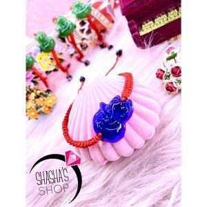 lắc dây đeo tay hồ ly đá trông xanh tuyệt đẹp