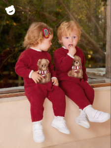 Usbettas | Winter Celebration Red Infant Jumpsuit