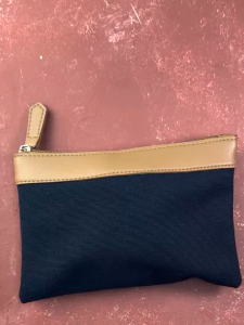 Marikina Made Pocket Canvas with Leather - Personalized with Name - Souvenir