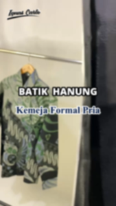 Kemeja Batik Pria Lengan Panjang Premium Lapis Furing Katun Halus Size M-XXL Motif Hanung
