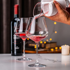 European Style Crystal Wine Glasses Red Wine Cup Set Large Belly Decanter Stand Home Use Dining Utensils Burgundy Highball Glasses