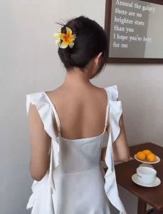 EMS fashion Secroma Hawaiian Colorful Flower Hair Clip Beach Hairpin Barrettes Accessories