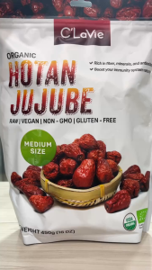 Date 02/27  Táo đỏ hữu cơ CLavie Foods 450g