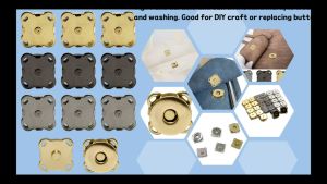 10 Pasang Kancing Magnet Jahit Kancing Magnet Tas Atau Dompet