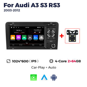 MEKEDE 7" Android Auto Car Radio for Audi A3 8P 2003-2012 S3 RS3 Wireless Carplay Car Multimedia Player RDS GPS 2din Autoradio