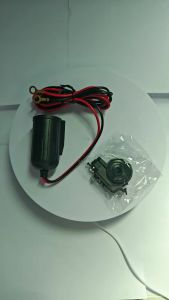 kebidumei | PD QC3.0 Xe Máy USB Loại C Sạc Nhanh Kỹ Thuật Số Vôn Kế Chống Nước Tay Cầm Gắn 12V 24V Xe Máy Sạc Ổ Cắm