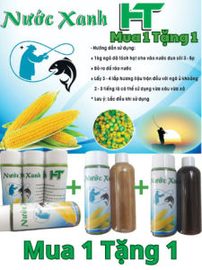 Mồi câu HT hương liệu câu cá trắm cỏ cá chép ( mua 1 tặng 1)