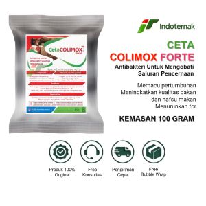 CETA COLIMOX FORTE - Antibakteri Untuk Mengobati Saluran Pencernaan Pada Unggas