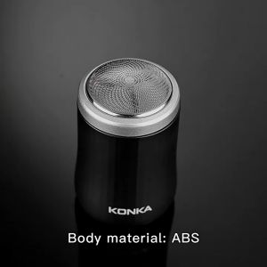 KONKA Portable Mini Mens Razor Electric Shaver for Men Type-C USB Recharge For Travel KS-Mini2