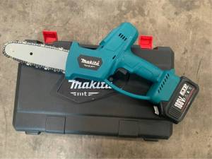 ส่งฟรี ไม่ต้องใส่โค้ด MAKITA เลื่อยโซ่ไร้สาย เลื่อยโซ่แบตเตอรี่ พร้อมอุปกรณ์ในกล่องตามรูปภาพ 100% เลื่อย ตัดไม้ แต่งกิ่ง เครื่องมือช่าง