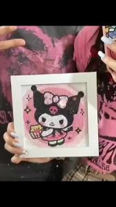 Keeppley | Tranh Thêu Kim Cương Hello Kitty Hoạt Hình 20x20cm Có Khung Tự Làm Thủ Công Trang Trí Nghệ Thuật Hiện Đại Quà Tặng Ngày Thiếu Nhi
