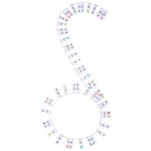 Piano Keyboard Stickers For 88/61 Key Removable Piano Keyboard Note Labels For Beginner Learning Piano Notes Guide Accessories