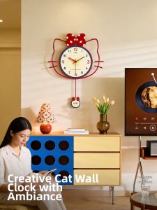 MEISD | Silent Cat Decorative Wall Clock
