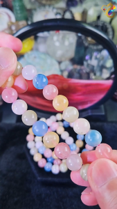 Collection Grade Colorful Duo Bao Five Elements Calcite Bracelet