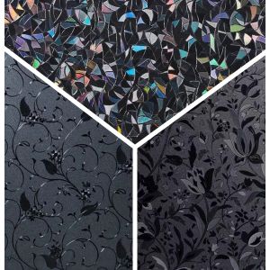 สติกเกอร์กระจกสีดํา 100% ครอบคลุมทึบแสงสติกเกอร์หน้าต่างกระจกเต็มรูปแบบ Anti-Peep Protection ความเป็นส่วนตัวไฟฟ้าสถิต Frosted Window Film