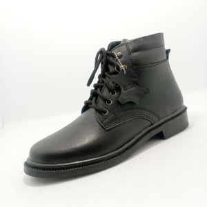Sepatu pdh pria kulit sapi model tali double resleting kualitas terbaik