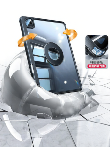 Shezi | Protective Case with Pen Slot for Huawei Matepad 11 Full Coverage Rotatable Tri-Fold Magnetic Detachable Shockproof