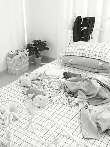 Household Clothes Rack Hanging Clothing Hanger with Wheels Storage Coat Rack Drying Pole for Bedroom