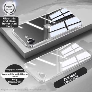 Newyu | Ultra-thin High-end Transparent Shockproof Silicone Full Coverage Case for iPhone