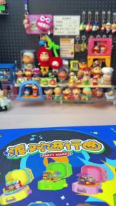 AREA-X | AREAX Brick District Authorized Crayon Shin Chan March Music Box Eight Music Box Assembly Building Blocks Toy Ornament