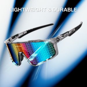 Kapvoe | KAPVOE New Outdoor Cycling Glasses MTB Road Sports Bicycle Sunglasses Running Eyewear Cycling Sunglasses Bike UV400 Goggles