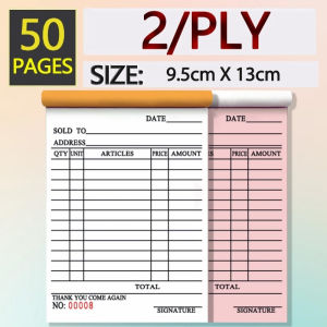 Wholesale With Carbonized Receipt Resibo Carbon Paper Duplicate Receipt Sold Business Delivery Note