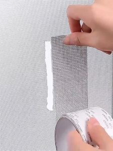 Supersale - Strong Adhesive Window Screen Repair Tape Waterproof Fiberglass Covering Mesh Tape For Holes Screen Patch Repair Covering Window Door Tears