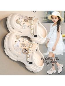 ATONGMU | Girls Princess Summer New Outdoorsy Clogs for Kids