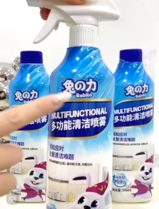 OHHDEER 500ml Powerful Bathroom Cleaner Spray Remove Water Stains Soap Scum and Dirt Glass Cleaner