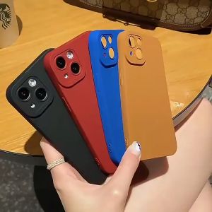 Soft Case Silikon Silica Gel Pro Camera Candy Macaron 3D Kamera Kompatibel Untuk Vivo V30 5G