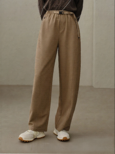 Yigue | Easy-to-Match Wool-Blend Leisure Pants