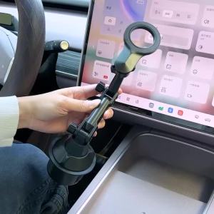 MagSafe Car Cup Holder Phone Mount | Universal 360° Rotatable Navigation Phone Holder