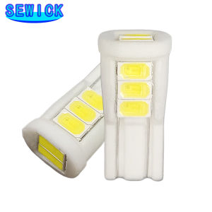 100pcs W5W T10 Ceramic 8 SMD 5630 LED LED 194 168 501 Wedge Side License Plate Light Lamp wedge parking light white DC12V