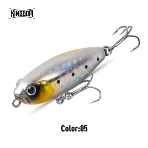 Kingdom Floating Pencil Fishing Lure 40mm 3.2g Topwater Hard Wobblers Z-action Artificial Hard Bait For Trout Bass Pike Fishing