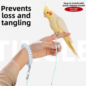 Bird Leash & Training Ankle Strap for Parakeets and Peonies