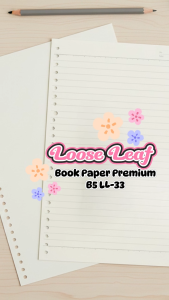 TRG Isi Loose Leaf Premium Bookpaper 26 Holes LL-33 B5 100gsm - Refill Kertas Binder Book Paper Motif Dotted Grid 100 gsm 1 Pak Isi 50 Lembar TRG