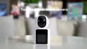 【ICSee】WiFi Smart Video CCTV With Screen IP Wireless 1080P Video Call Infrared Mobile Tracking Security Camera