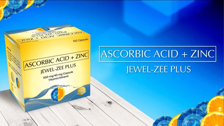 Jewel Zee Plus (Sodium Ascorbate plus Zinc) 100 capsules