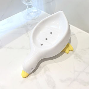 New Home 100pc Ceramic Eggplant Soap Dish Draining Storage Box Cute Creative Soap Holder Bathroom Organizer Kids Friendly