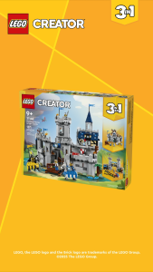 [BrickMonster] LEGO 31168 Creator 3in1 Medieval Horse Knight Castle