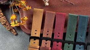 Waterproof Genuine Leather Band Universal Replacement Watch Strap Business Fashion Soften Women Men Bracelet 18mm 20mm 22mm 24mm