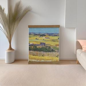 Magnetic Wooden Picture Frame for Artwork Display